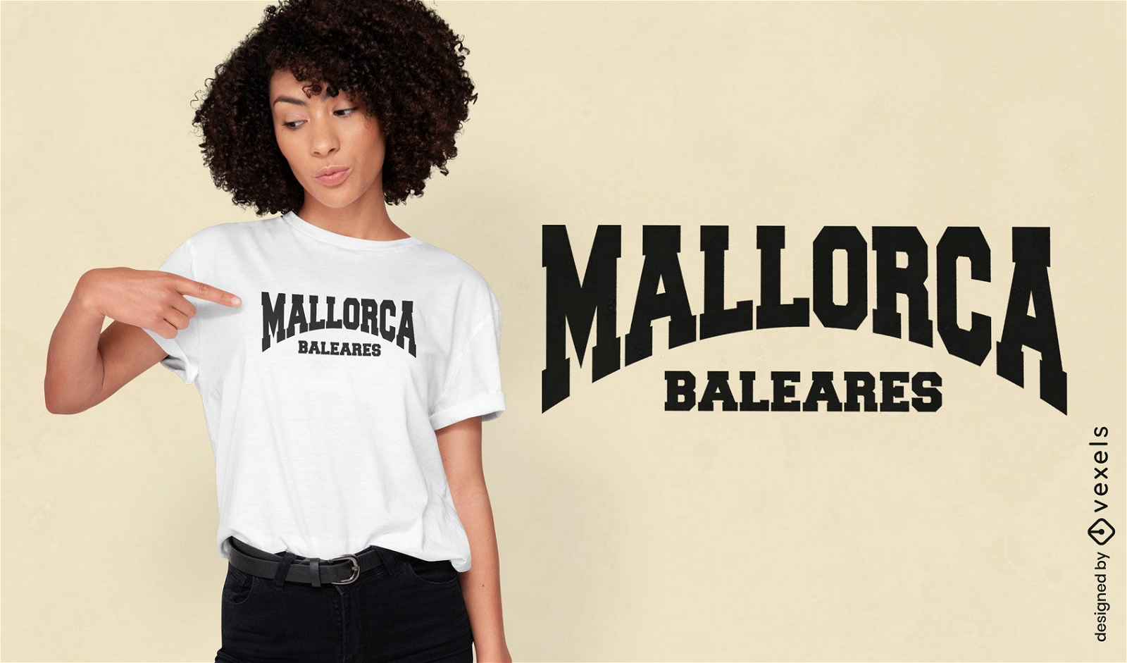 Dise?o de camiseta Mallorca Baleares