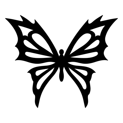 Design gráfico de asas de borboleta estilizadas para vestuário Desenho PNG