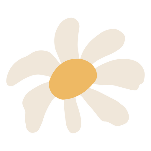 Playful daisy illustration PNG Design