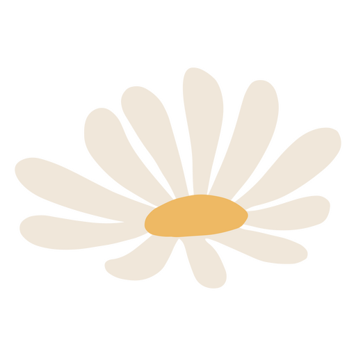 Encantadora ilustración de margarita Diseño PNG