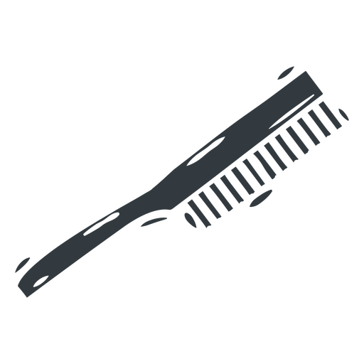 Hair comb icon cut out PNG Design