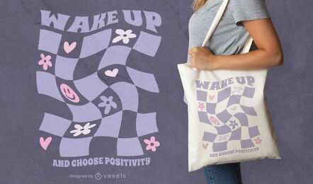 Danish pastel lilac tote bag design