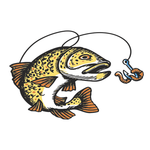 Trout PNG Designs for T Shirt & Merch