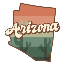 Arizona Retro Sunset Usa States PNG & SVG Design For T-Shirts