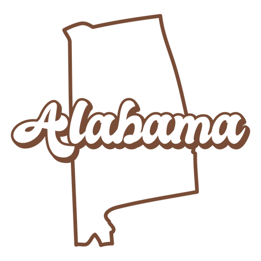 Alabama retr? acidente vascular cerebral estados dos eua Desenho PNG