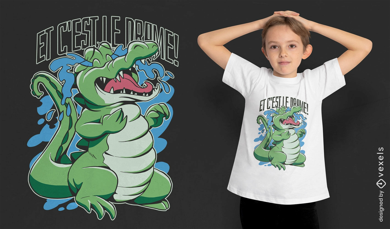 Crocodile tears t-shirt design