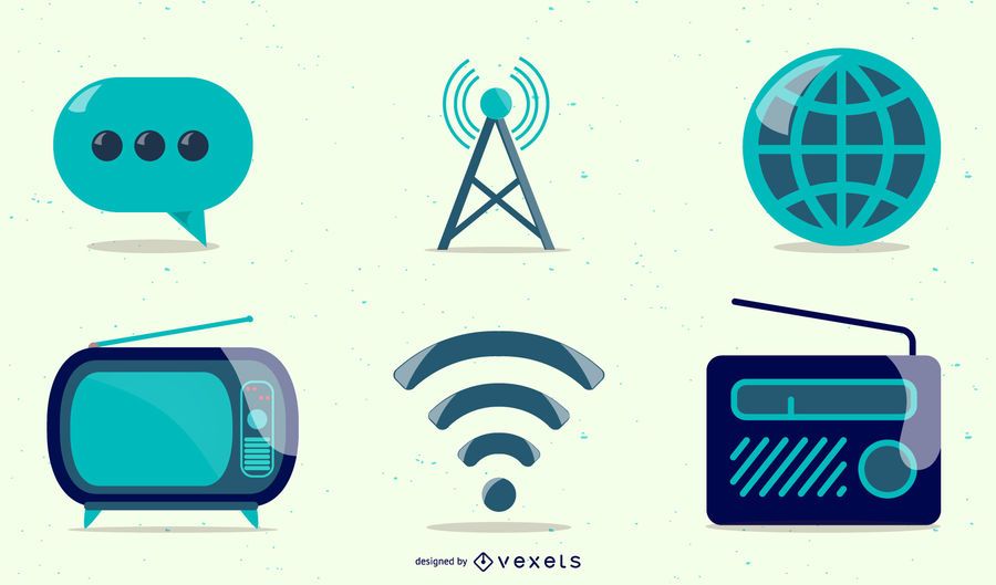 Gráficos vectoriales de estilo de icono brillante Gráficos vectoriales de estilo de icono brillante