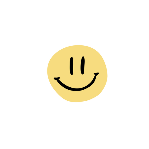Pastel dinamarquês plano de rosto feliz Desenho PNG