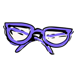 Pair Of Purple Glasses PNG & SVG Design For T-Shirts