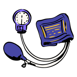 Illustration Of A Blood Pressure Cuff PNG & SVG Design For T-Shirts