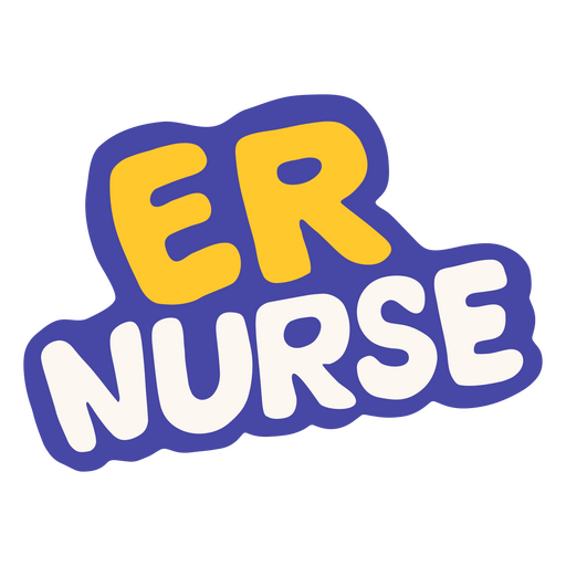 Äh Krankenschwester-Logo PNG-Design