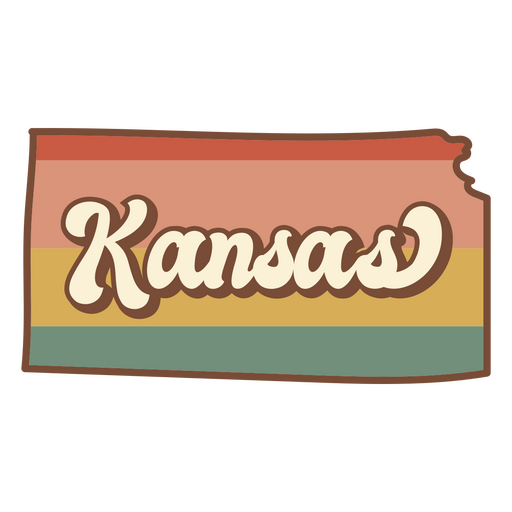 Kansas retrô por do sol estados eua Desenho PNG