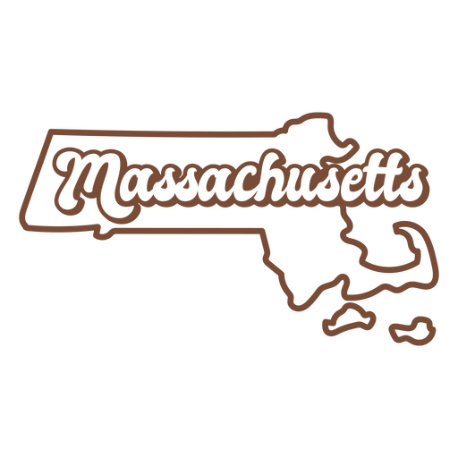 Massachusetts retr? acidente vascular cerebral estados dos eua Desenho PNG