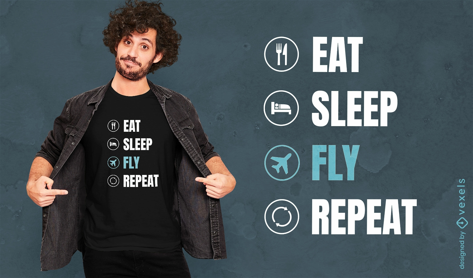 Traveller's routine quote t-shirt design