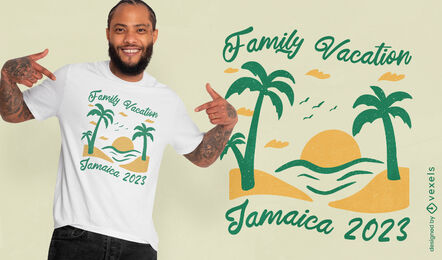 Family Vacation T-shirt Design Vector Download