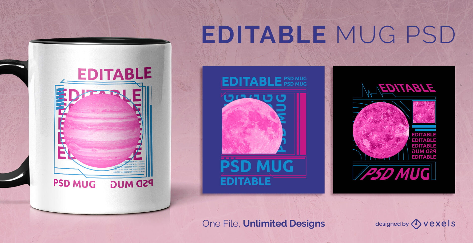 Planet scalable mug template