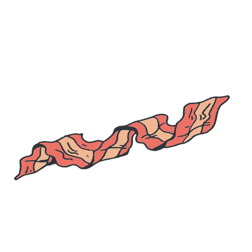 Pedaço de bacon Desenho PNG