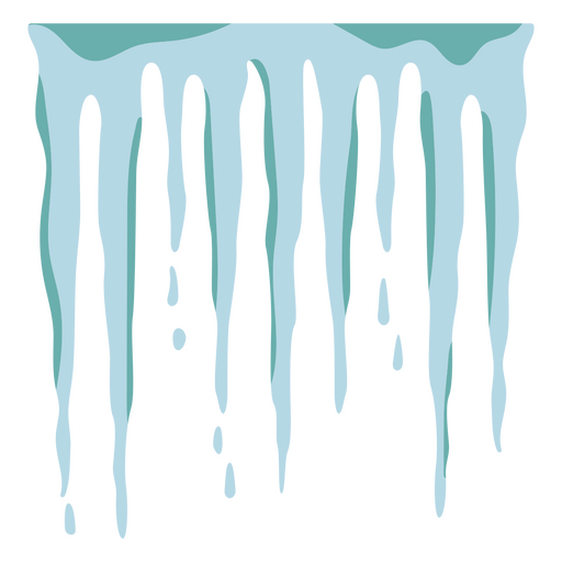 Ice dripping PNG Design