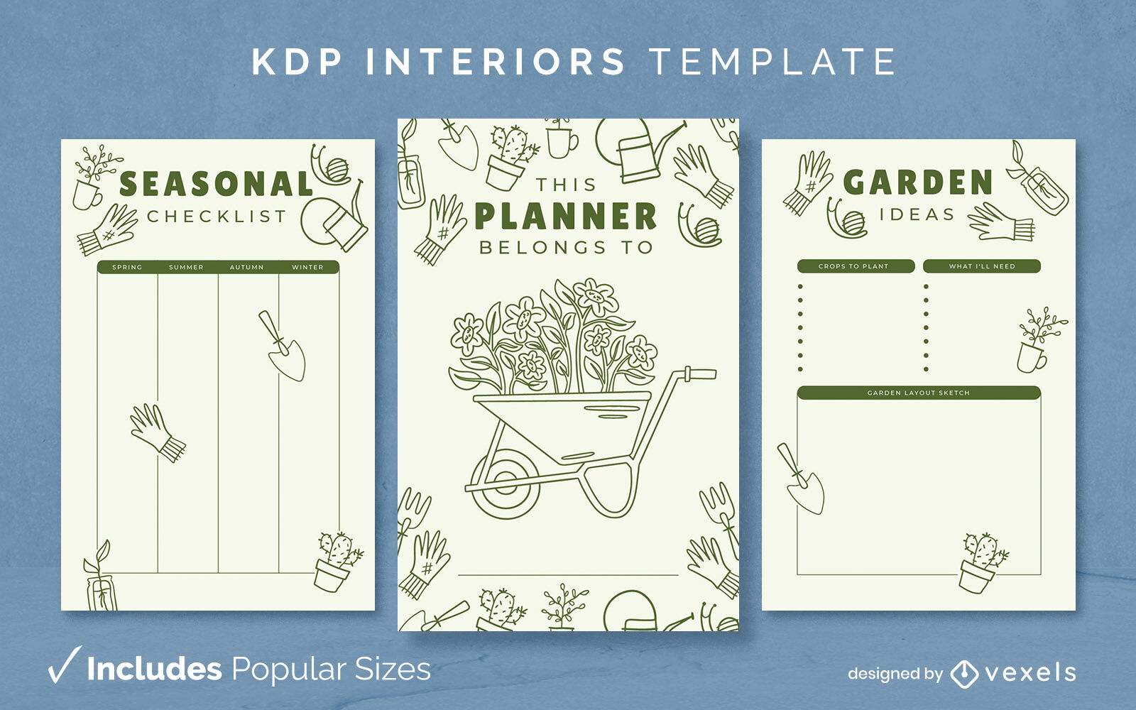 Gärtnertagebuch-Vorlage KDP-Innenarchitektur