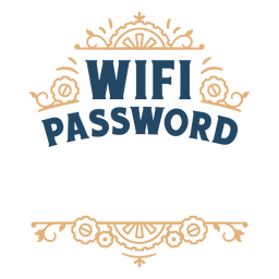The Wifi Password Logo PNG & SVG Design For T-Shirts