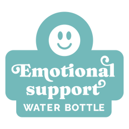 Wasser Zitat zur emotionalen Unterstützung PNG-Design