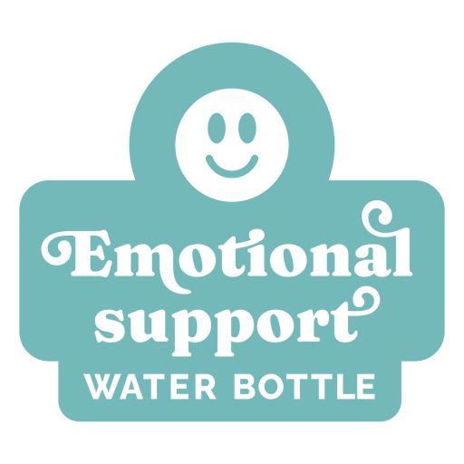 Cita de apoyo emocional del agua. Diseño PNG