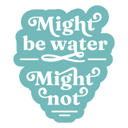 Pode ser citação de água Desenho PNG
