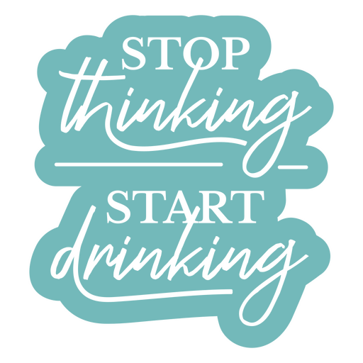 Start drinking water quote PNG Design