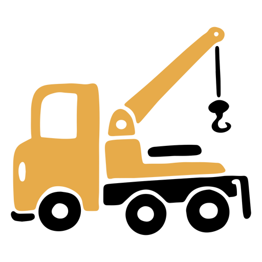 Tow truck flat icon PNG Design
