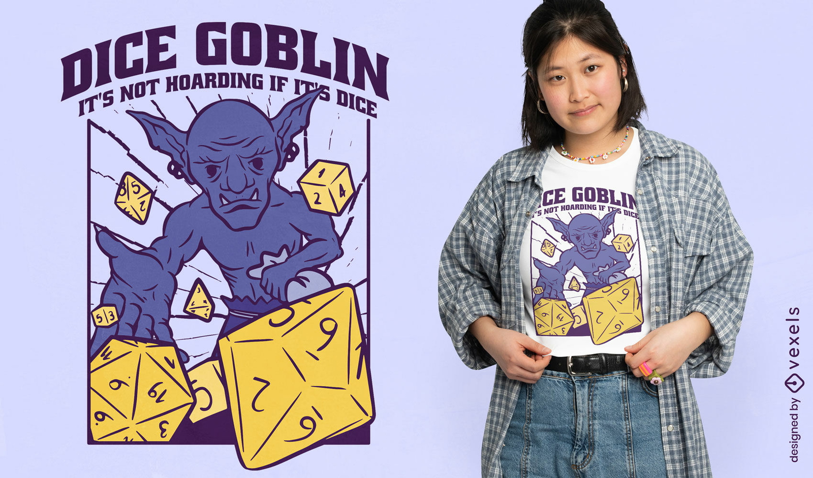 Gobling würfelt T-Shirt Design