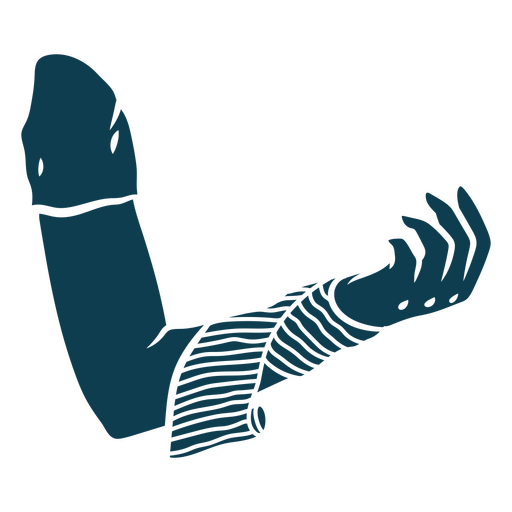 Arm with a bandage  PNG Design