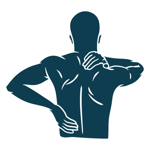 Man with a backache  PNG Design