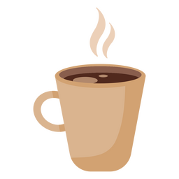 Symbol für heißen Kaffee PNG-Design