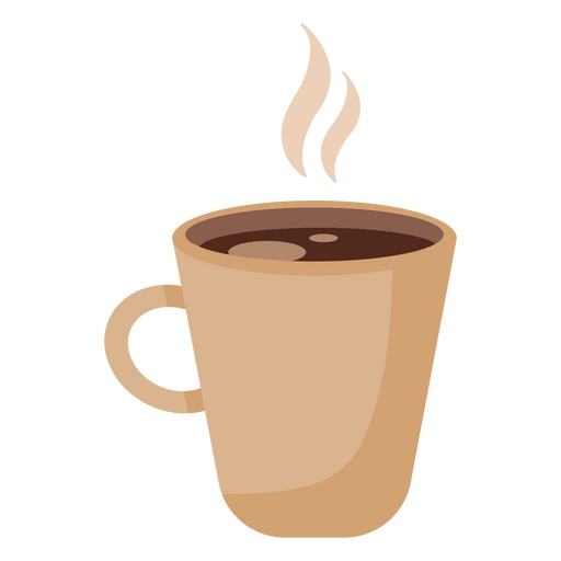 Symbol f?r hei?en Kaffee PNG-Design