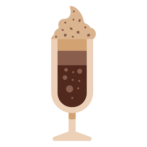 Icono de batido de caf? Diseño PNG