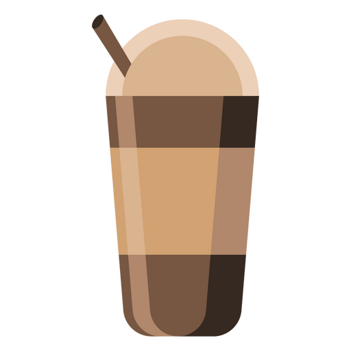 Ícone minimalista da xícara de café Desenho PNG