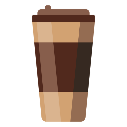 Coffee plastic cup  PNG Design