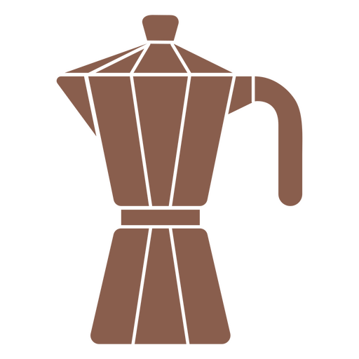Coffee maker icon italian PNG Design