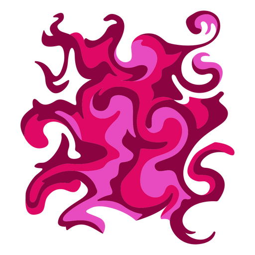 Pink and purple abstract swirl PNG Design