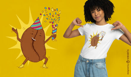 Party coffee t-shirt design