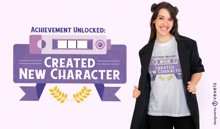 Pregnancy achievement badge t-shrit design