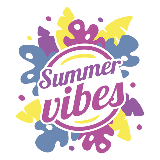 Summer Vibes Logo PNG & SVG Design For T-Shirts