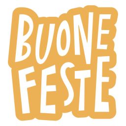 The Logo For Buone Feste PNG & SVG Design For T-Shirts