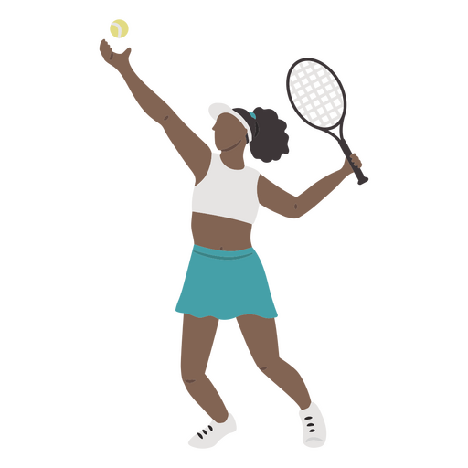Tenista com raquete e raquete Desenho PNG