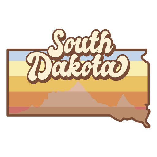 The South Dakota Logo PNG & SVG Design For T-Shirts