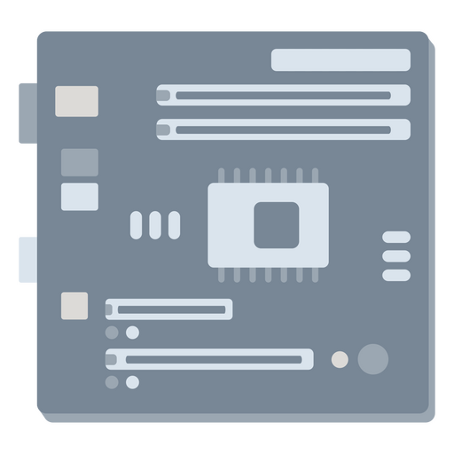 Ícone de uma placa de CPU Desenho PNG