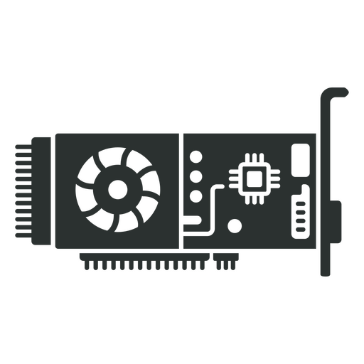 Computer graphics card icon PNG Design
