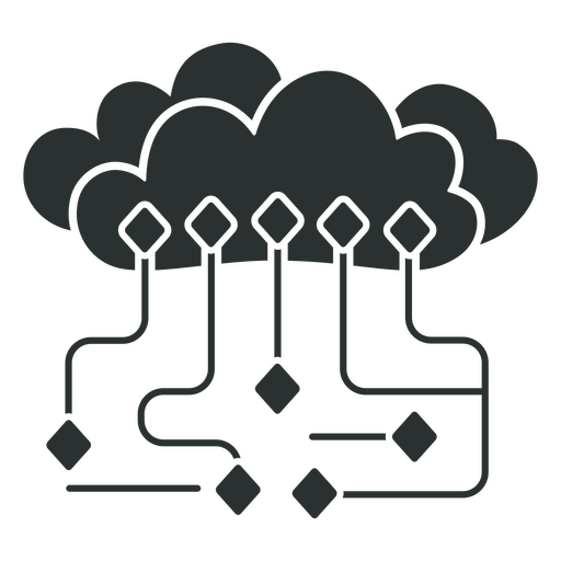 ícone de computação em nuvem png Desenho PNG