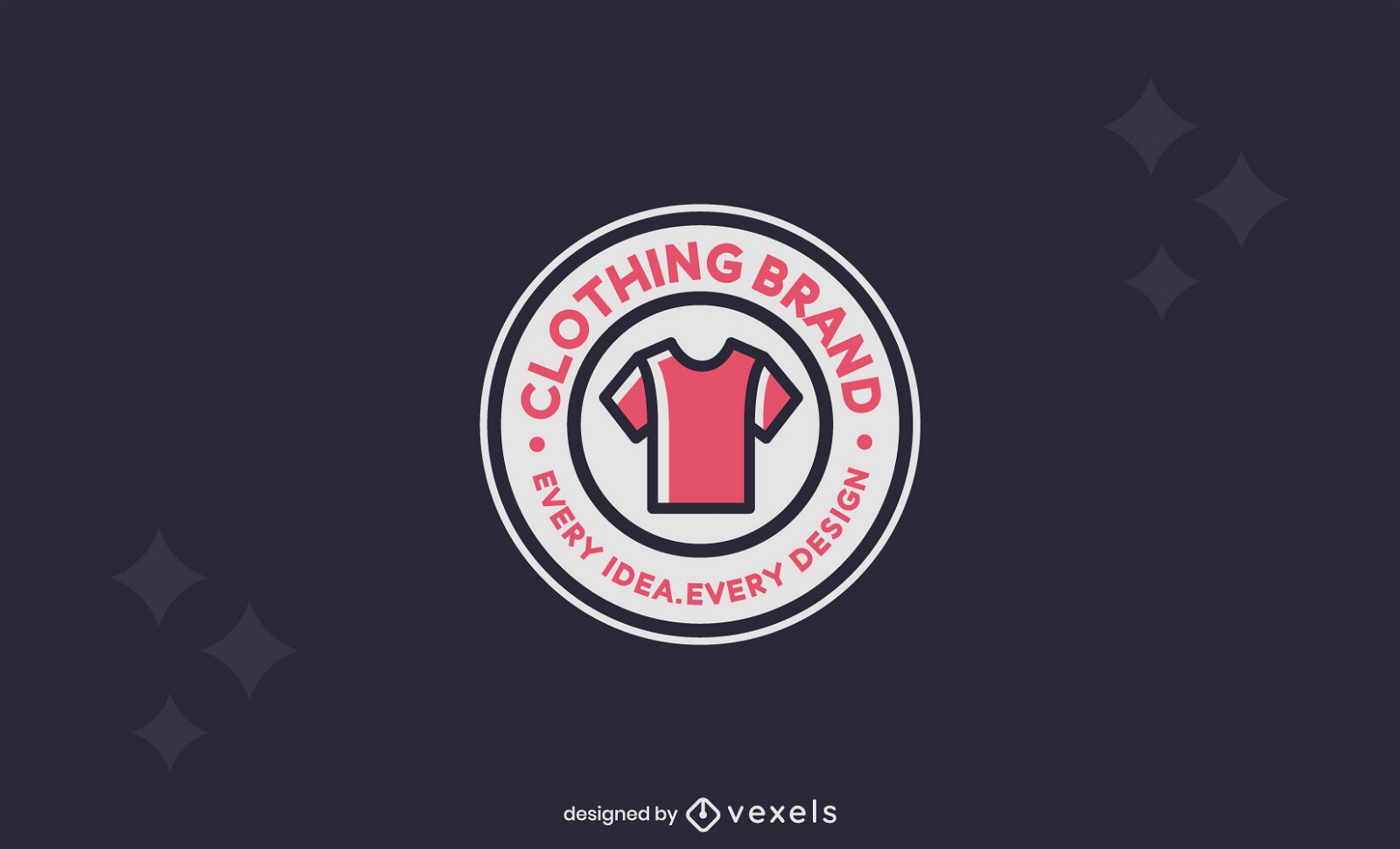 Diseño de logotipo de empresa de ropa de camisa