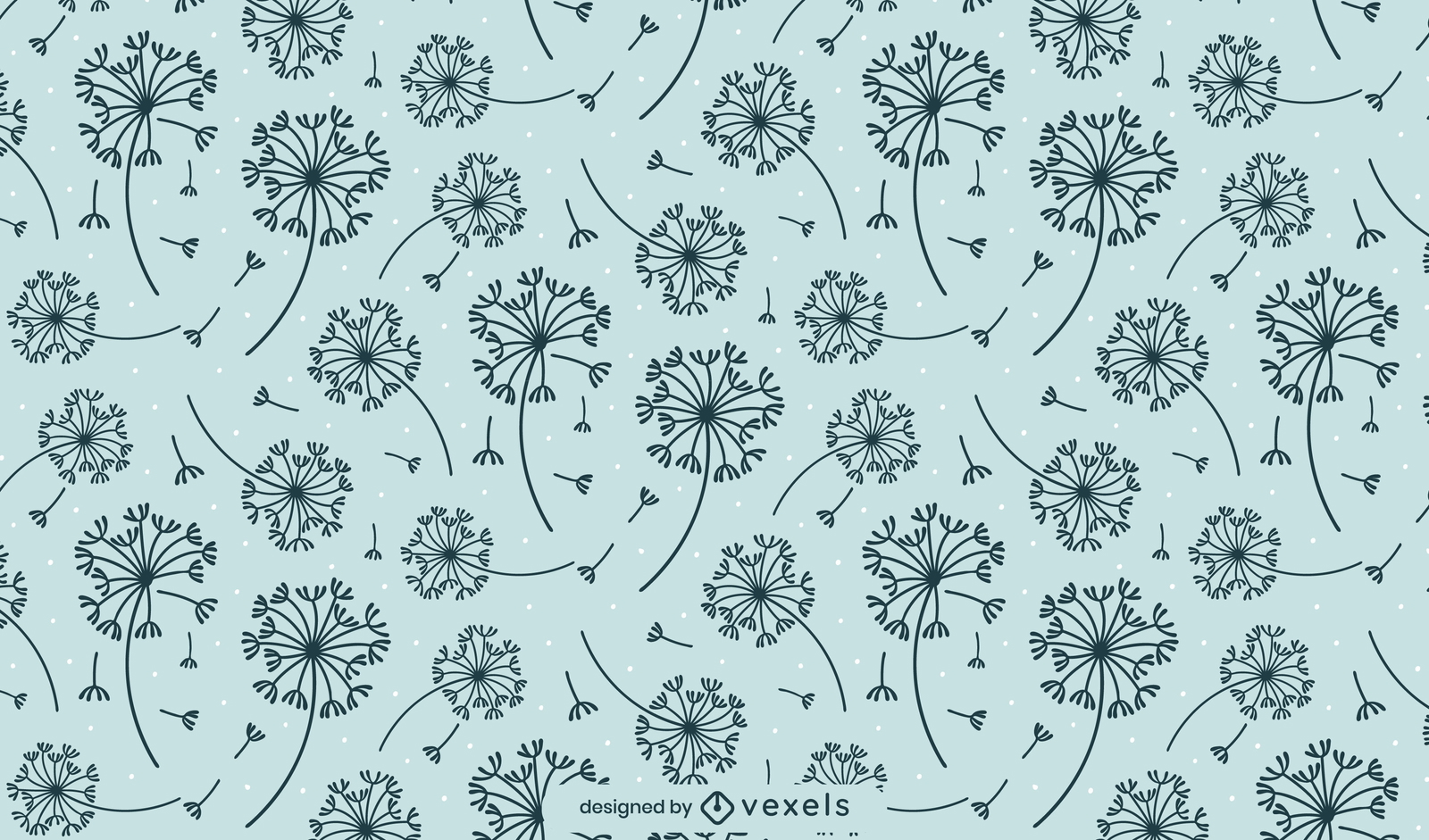 Dandelion pattern design